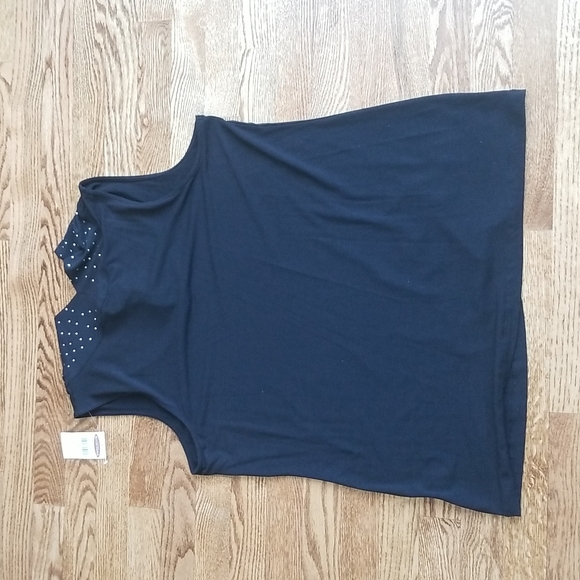 (XL) NWT Northern Reflections Sparkly Cowl Neck Tank Top Rayon Blend - Picture 10 of 10